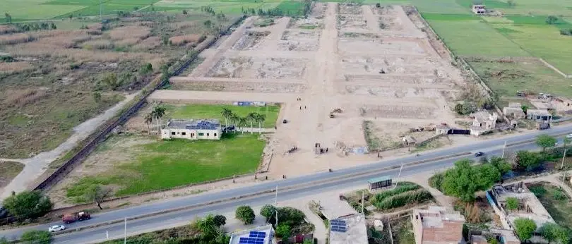 Sargodha Road frontage before development, Kunjwal City, Before May 2026